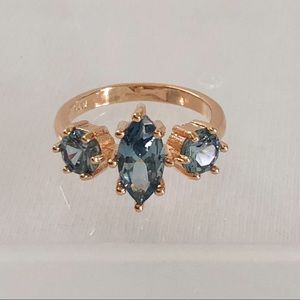 Gold Filled Alexandrite (Simulated) Ring